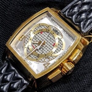 Invicta Gold Tone Swiss Made Luxury Big Men's Watch S1Rally